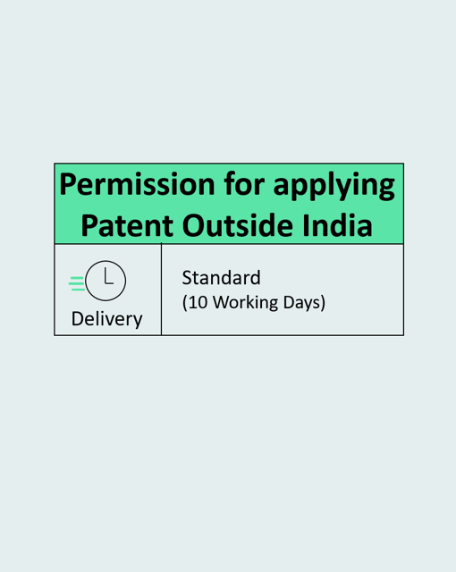 Permission for applying Patent Outside India