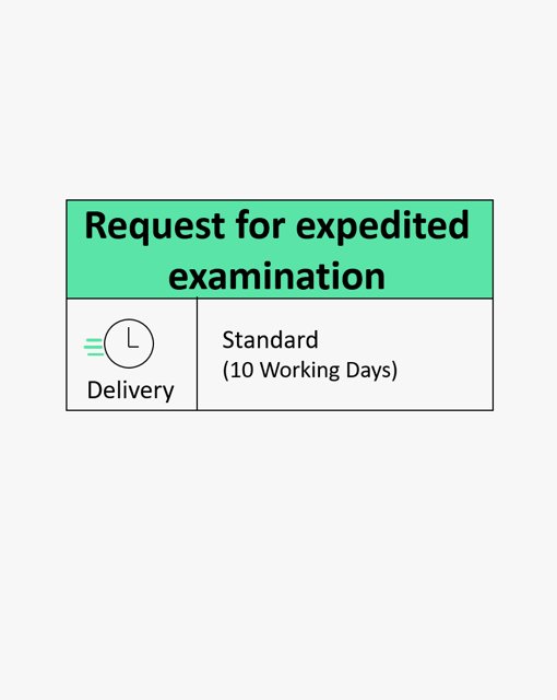 Request for expedited examination