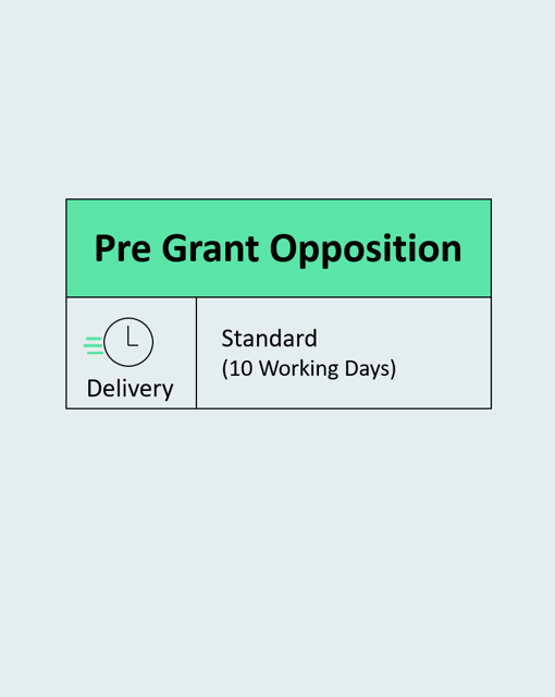 Pre Grant Opposition