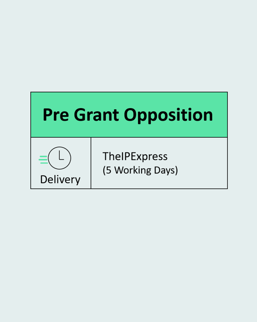 Pre Grant Opposition