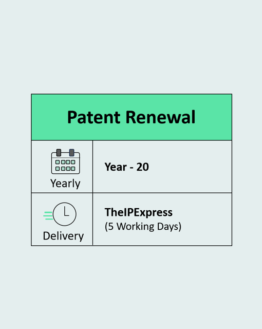 Patent Renewal Year 20