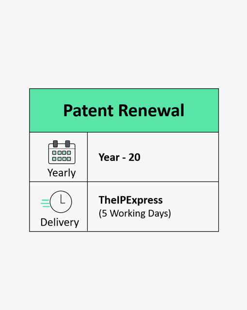 Patent Renewal Year 20