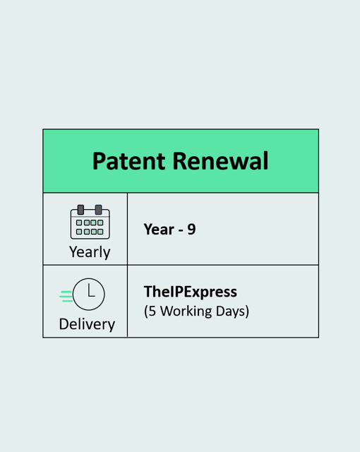 Patent Renewal Year 9