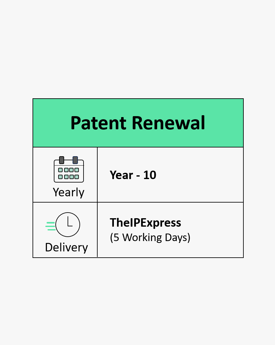 Patent Renewal Year 10