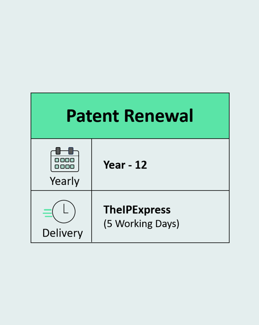 Patent Renewal Year 12