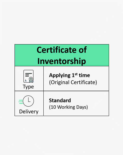 Certificate of Inventorship