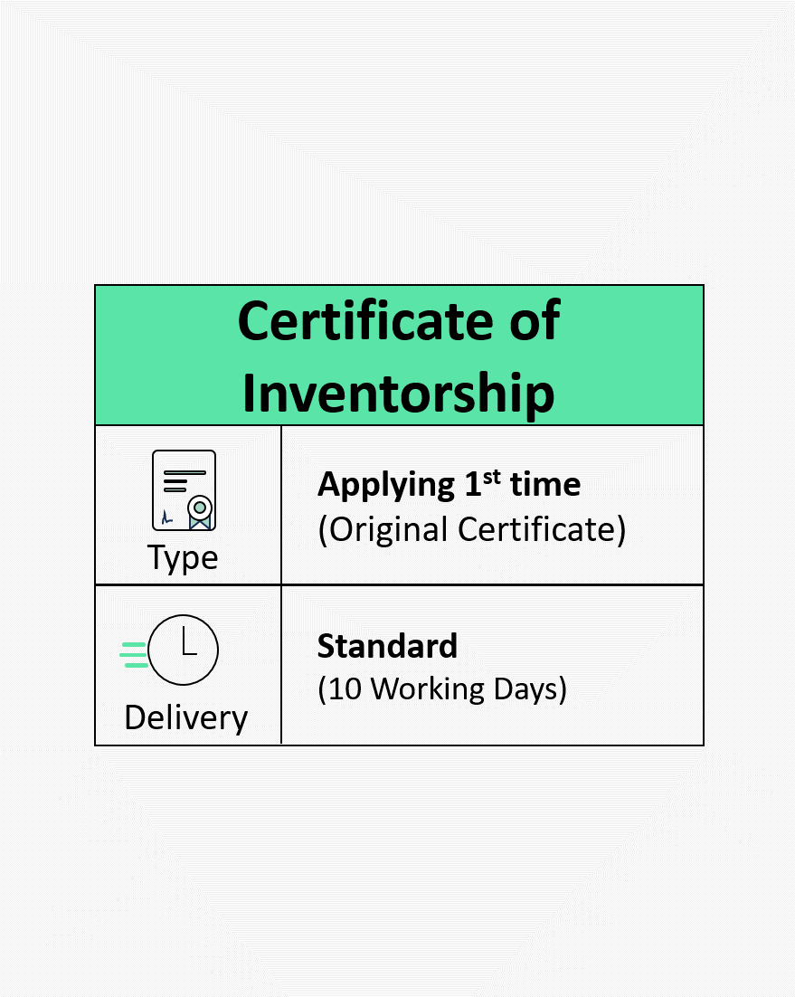 Certificate of Inventorship