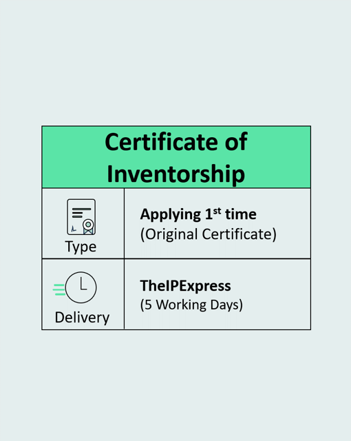 Certificate of Inventorship