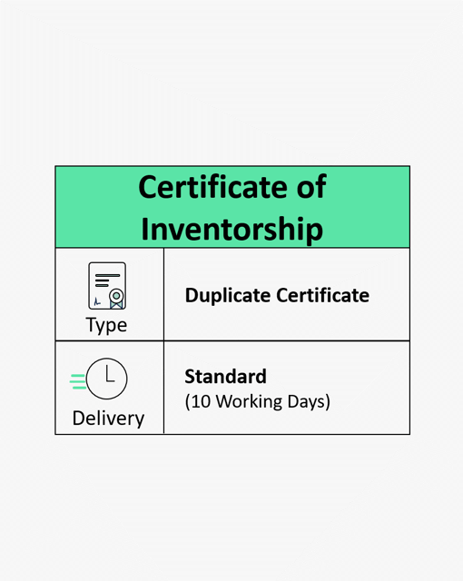 Certificate of Inventorship