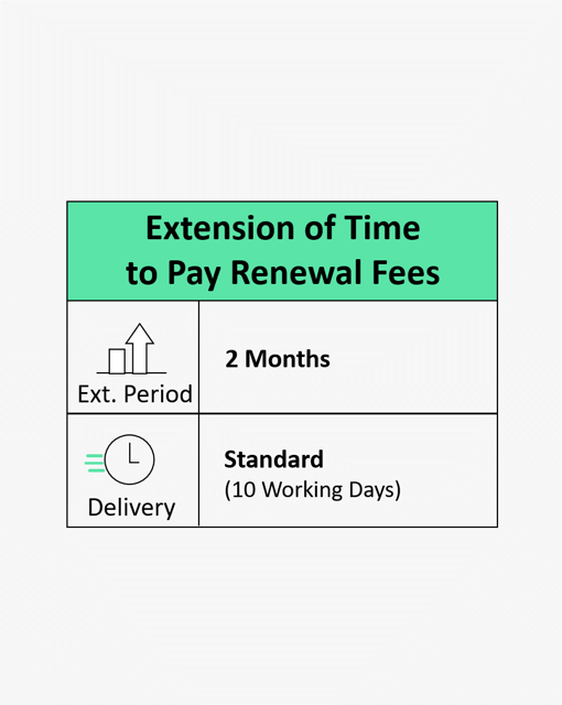 Extension of Time to Pay Renewal Fees Two Months