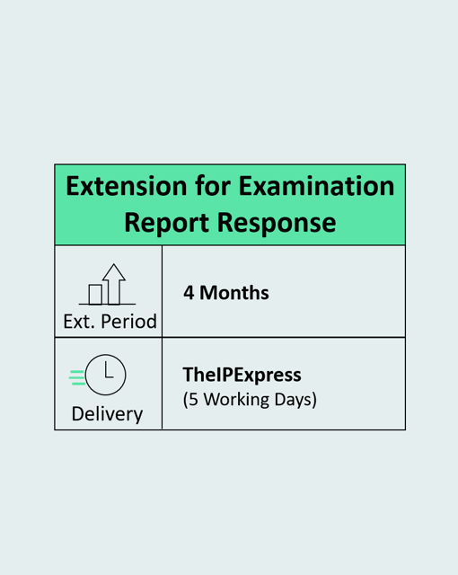 Extension for Examination Report Response Four Months