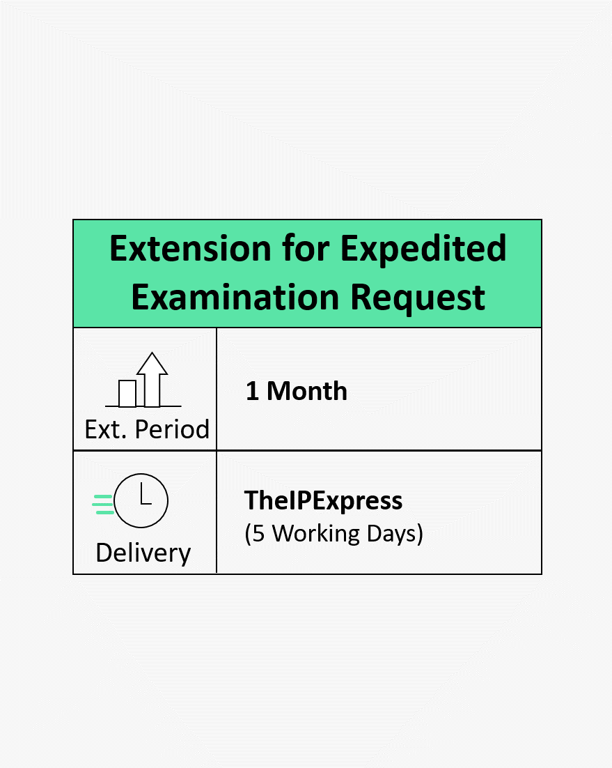 Extension for Expedited Examination Request One Month