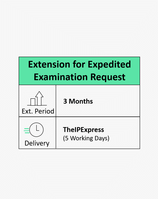 Extension for Expedited Examination Request Three Months