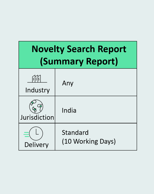 Novelty Search Report - (Summary)