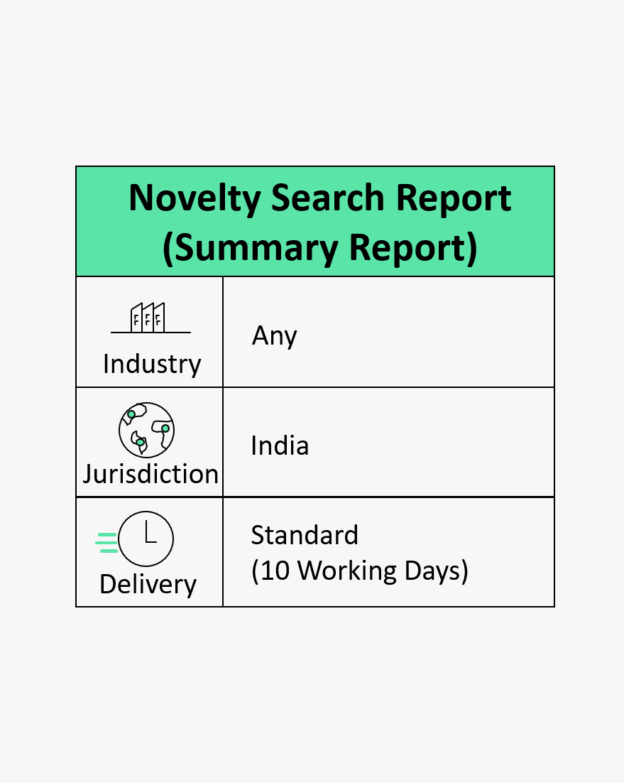 Novelty Search Report - (Summary)